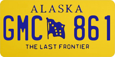 AK license plate GMC861