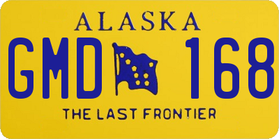 AK license plate GMD168