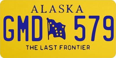 AK license plate GMD579