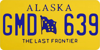 AK license plate GMD639