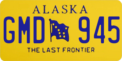 AK license plate GMD945