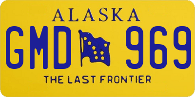AK license plate GMD969