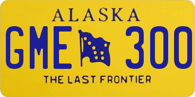 AK license plate GME300