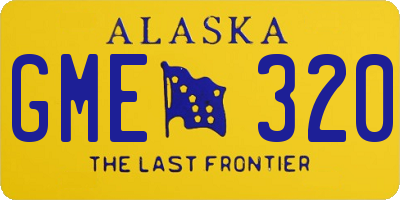 AK license plate GME320