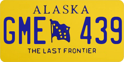 AK license plate GME439