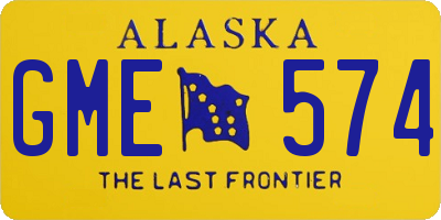 AK license plate GME574