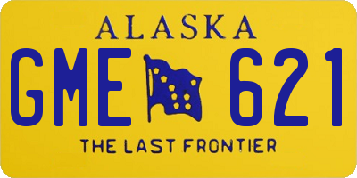 AK license plate GME621