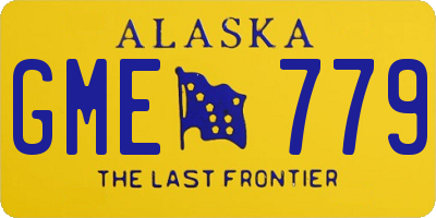 AK license plate GME779