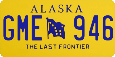 AK license plate GME946