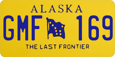 AK license plate GMF169