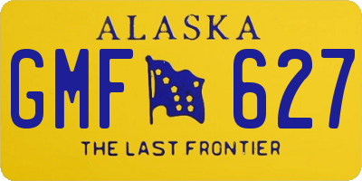 AK license plate GMF627