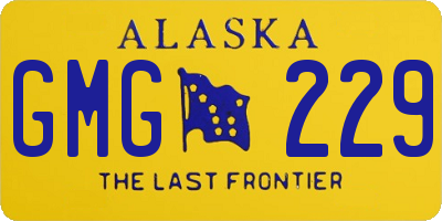AK license plate GMG229