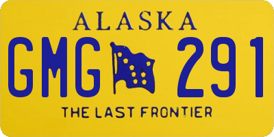 AK license plate GMG291