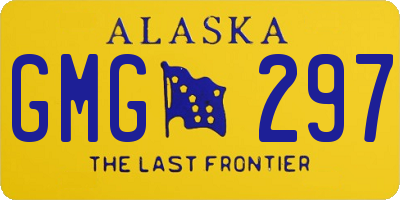 AK license plate GMG297