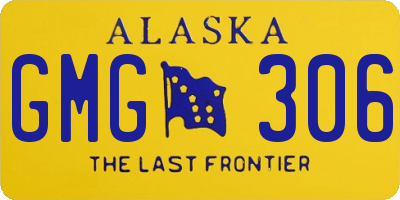 AK license plate GMG306
