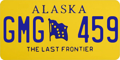 AK license plate GMG459