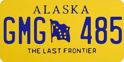 AK license plate GMG485