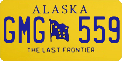 AK license plate GMG559