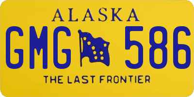 AK license plate GMG586