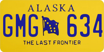 AK license plate GMG634