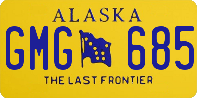 AK license plate GMG685