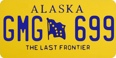 AK license plate GMG699