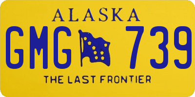 AK license plate GMG739