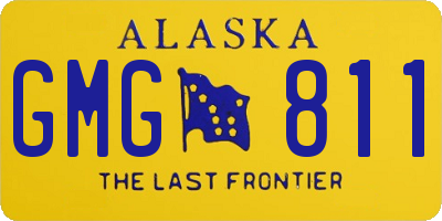 AK license plate GMG811