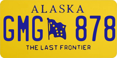 AK license plate GMG878
