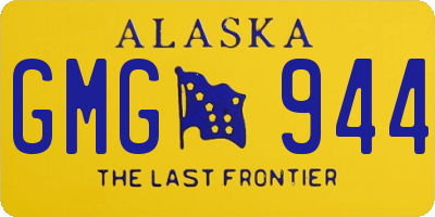 AK license plate GMG944