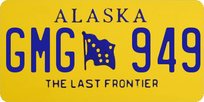 AK license plate GMG949