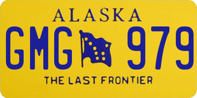 AK license plate GMG979