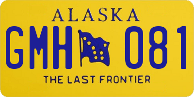 AK license plate GMH081