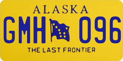 AK license plate GMH096