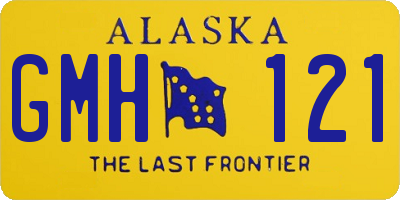 AK license plate GMH121
