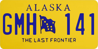 AK license plate GMH141