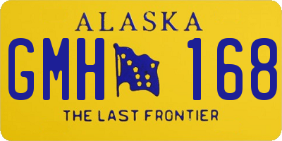 AK license plate GMH168