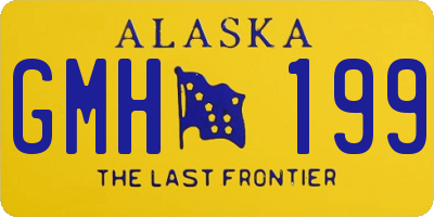 AK license plate GMH199