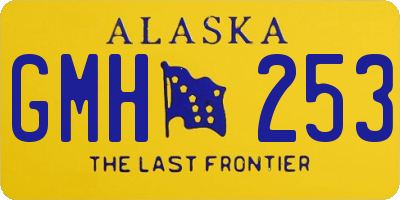 AK license plate GMH253