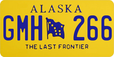 AK license plate GMH266