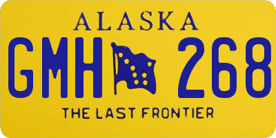 AK license plate GMH268