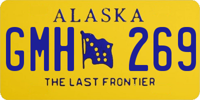 AK license plate GMH269