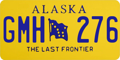 AK license plate GMH276