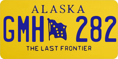 AK license plate GMH282