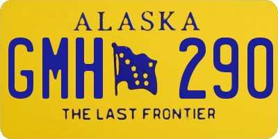 AK license plate GMH290