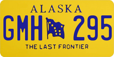AK license plate GMH295
