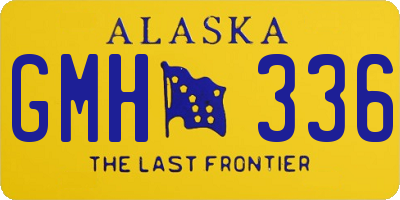 AK license plate GMH336