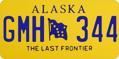 AK license plate GMH344