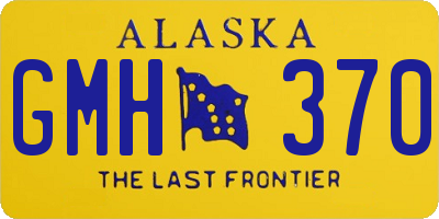 AK license plate GMH370