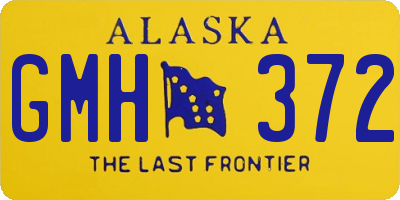 AK license plate GMH372
